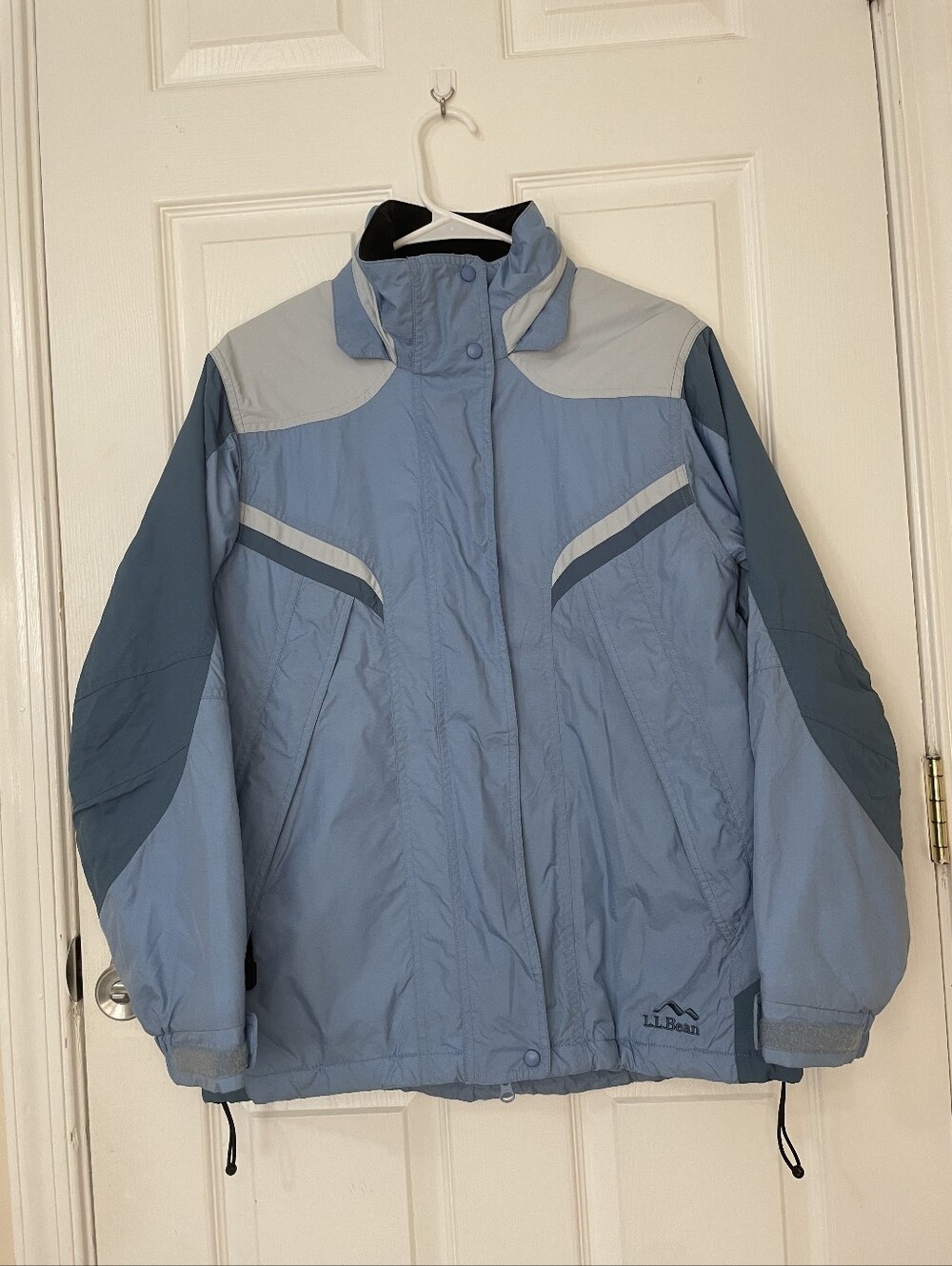 L.L.Bean Light Blue Colorblock Winter Jacket Size S